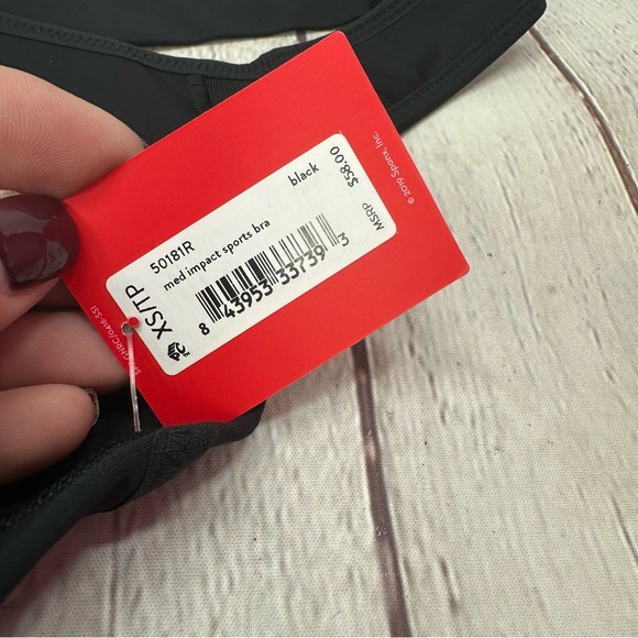 NWT Spanx Racerback Sports Bra - Medium Impact sz XS - Picture 2 of 7